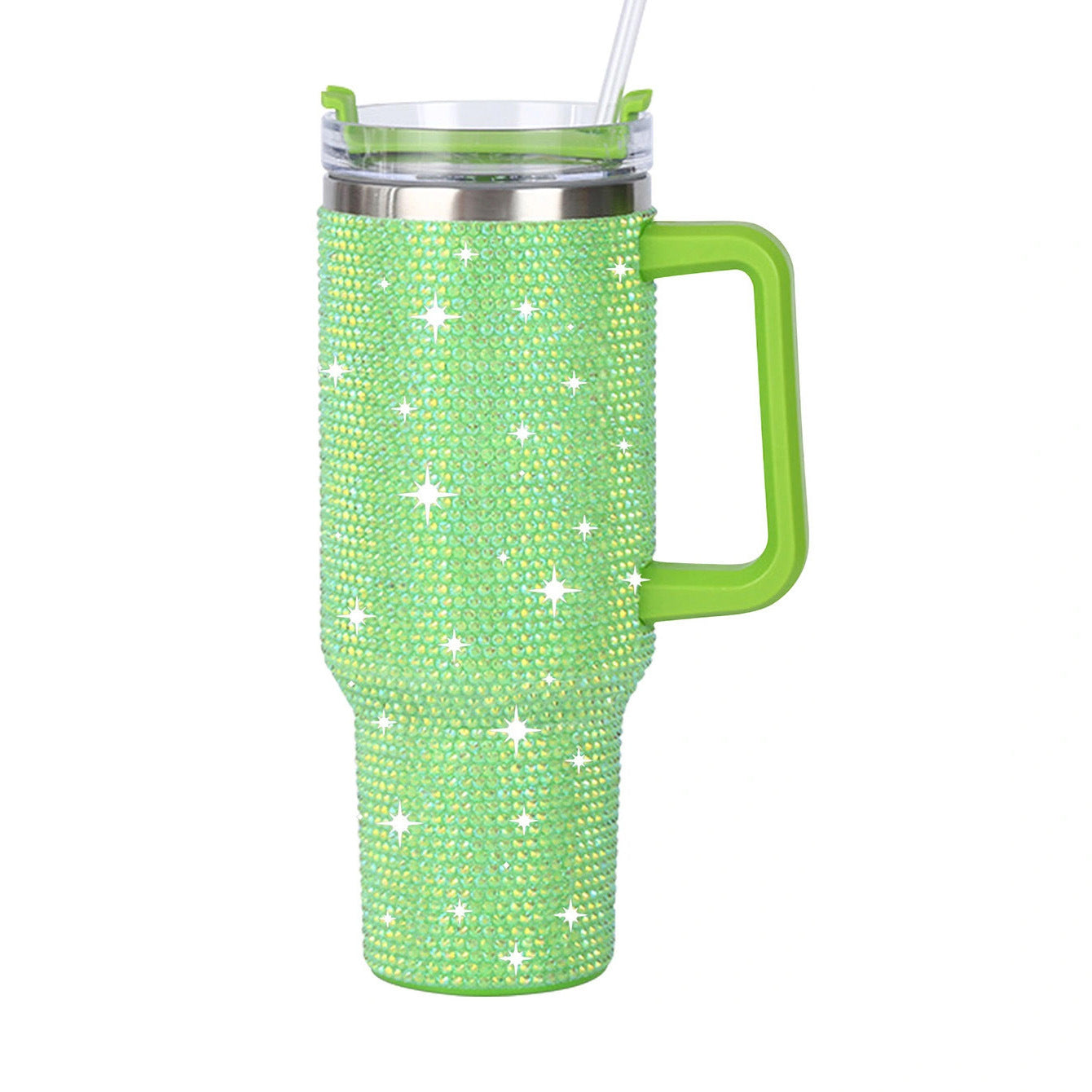 Wholesale Tumbler Ice Bullies Cup  40oz Cow Pattern Diamond-encrusted Portable Thermos Tumbler Cup